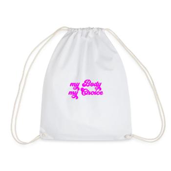 mon corps mon choix féminisme femmes femmes - Sac de sport léger - blanc - Devant