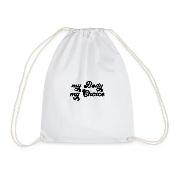 mon corps mon choix féminisme femmes femmes - Sac de sport léger - blanc - Devant