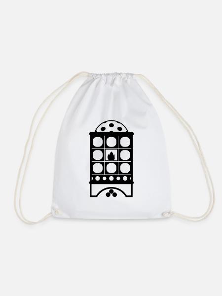 Berufesymbol Ofensetzer - Turnbeutel - Weiß
