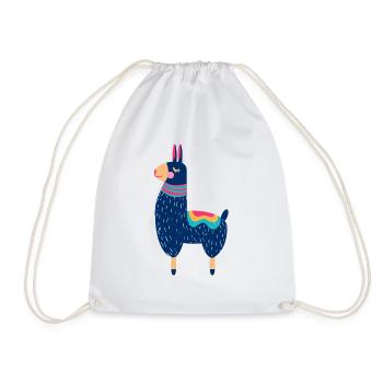 Blue Alpaca - Turnbeutel - Weiß - Vorne