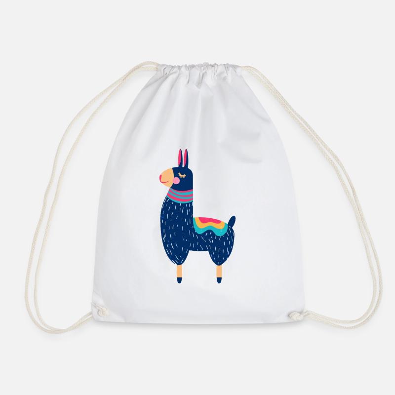 Blue Alpaca - Turnbeutel - Weiß
