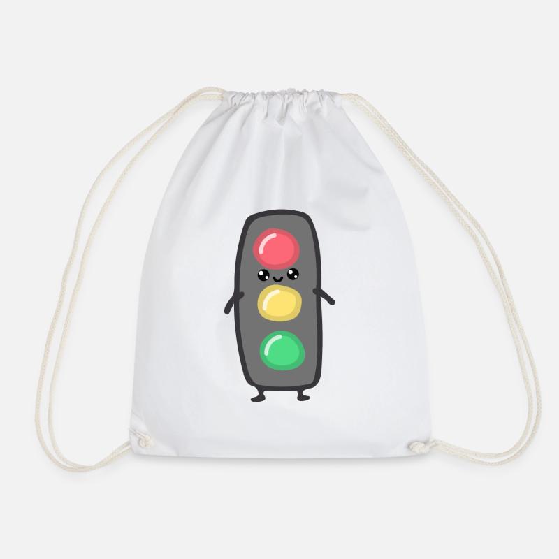 Traffic lights - Drawstring Bag - white