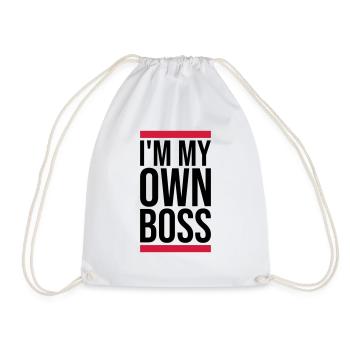 My Own Boss - Turnbeutel - Weiß - Vorne