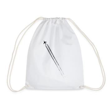 Avion - Sac de sport léger - blanc - Devant