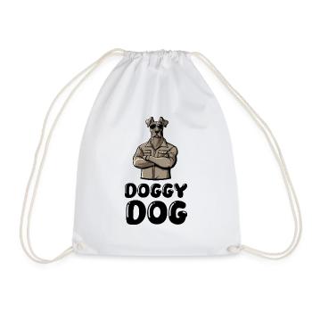 Dog Comic - Drawstring Bag - white - Front