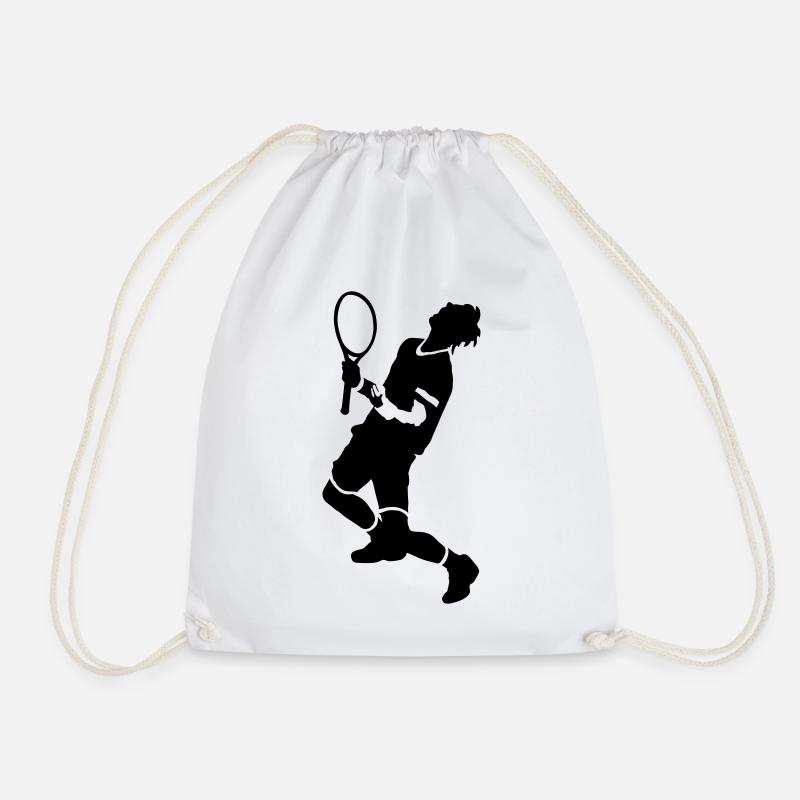 Tennis - Turnbeutel - Weiß