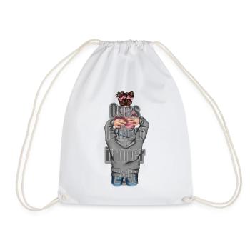 Les grands-pères ont toujours le temps petite-fille - Sac de sport léger - blanc - Devant