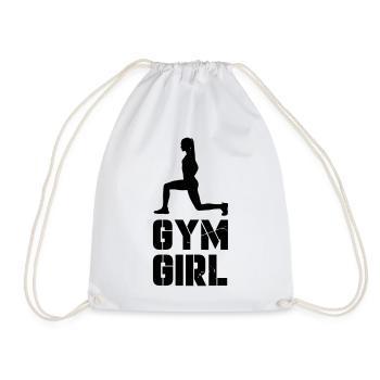 Gym Girl - Turnbeutel - Weiß - Vorne