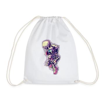 Astronaut to the moon - Drawstring Bag - white - Front