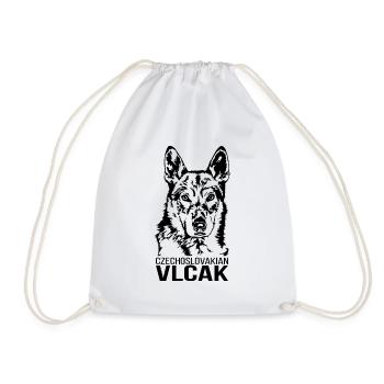 Tchécoslovaque Vlcak Portrait Chiens Wilsigns - Sac de sport léger - blanc - Devant