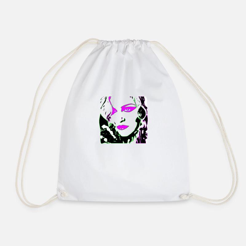 MAD 2 bless - Drawstring Bag - white