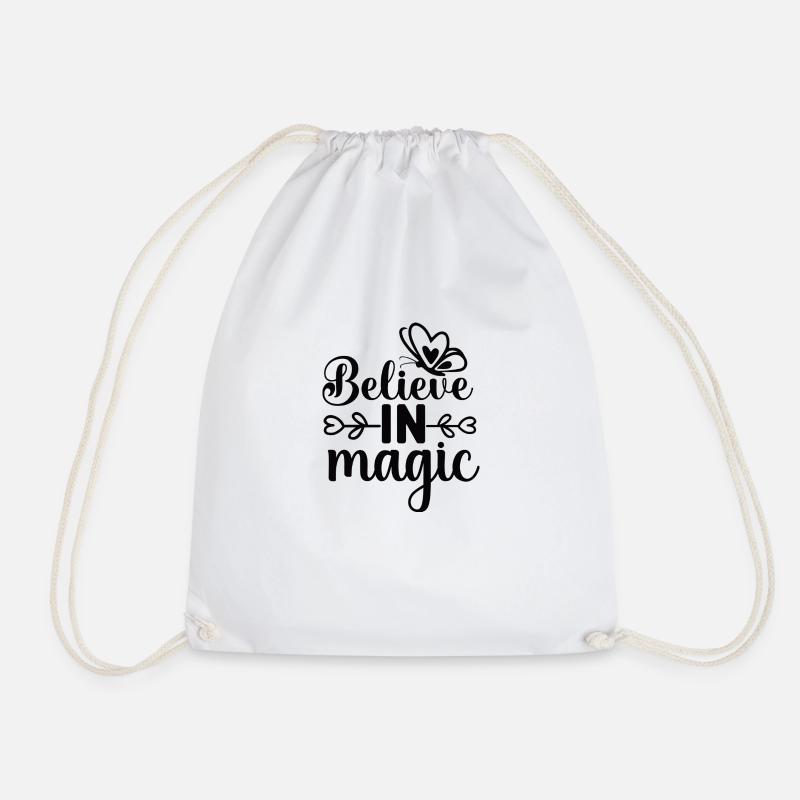 Believe in Magic 01 - Turnbeutel - Weiß