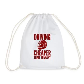 Car Vintage Racing Car Lovers Car Veterans - Drawstring Bag - white - Front