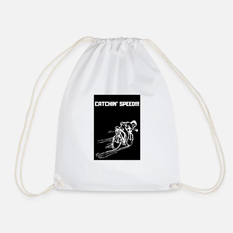 THE RIDER - Drawstring Bag - white