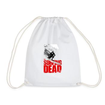 Surf Dead Grim Reaper Surfer Wave Design - Sac de sport léger - blanc - Devant