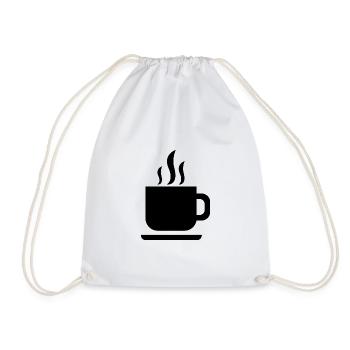 Kaffeetasse - Turnbeutel - Weiß - Vorne