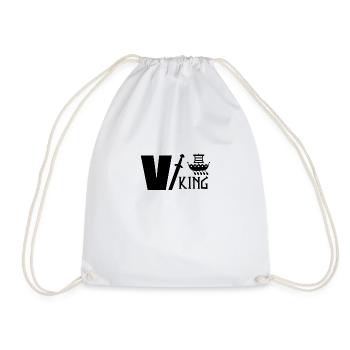 Viking - Drawstring Bag - white - Front