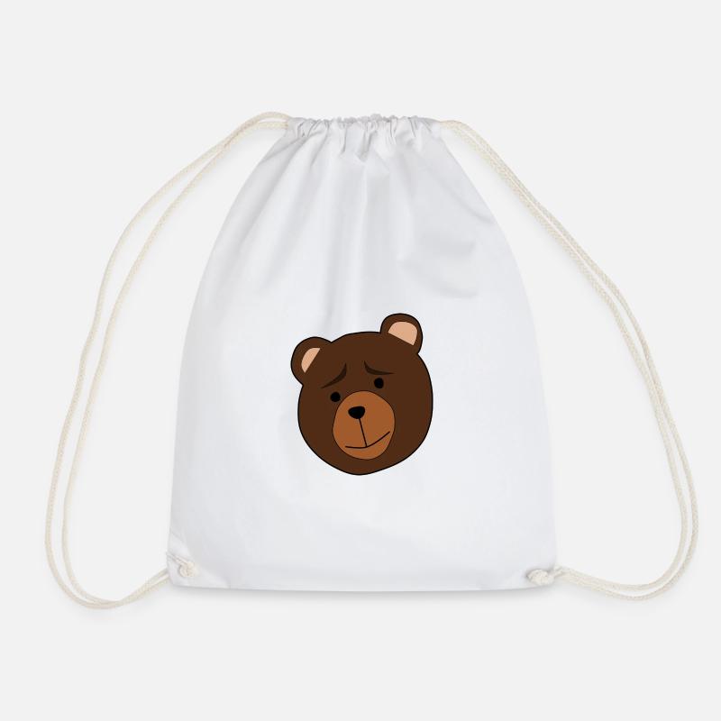 Teddybär - Turnbeutel - Weiß
