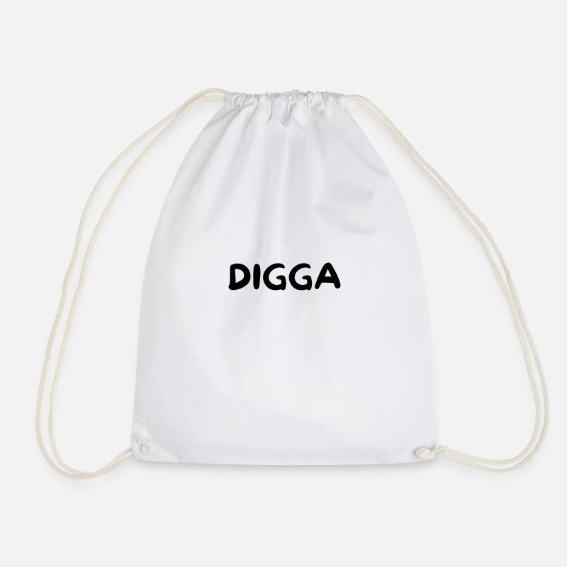 Digga - Turnbeutel - Weiß