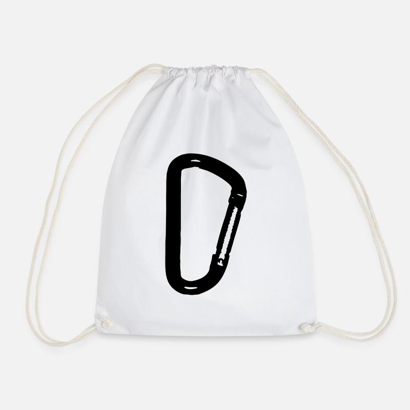 Carabiner - Turnbeutel - Weiß