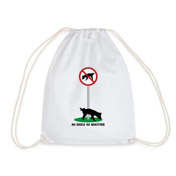 Humour Canin - Sac de sport léger - blanc - Devant