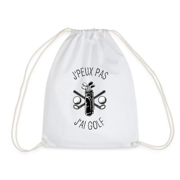 J'peux pas, j'ai golf - Sac de sport léger - blanc - Devant