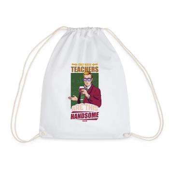 Mathematics - Drawstring Bag - white - Front