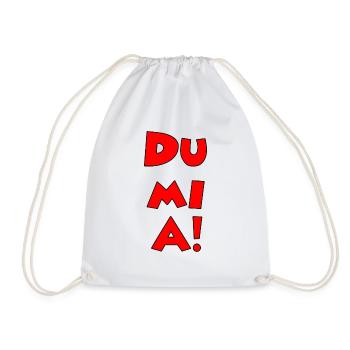 dumia minnie rot rand schwarz - Turnbeutel - Weiß - Vorne