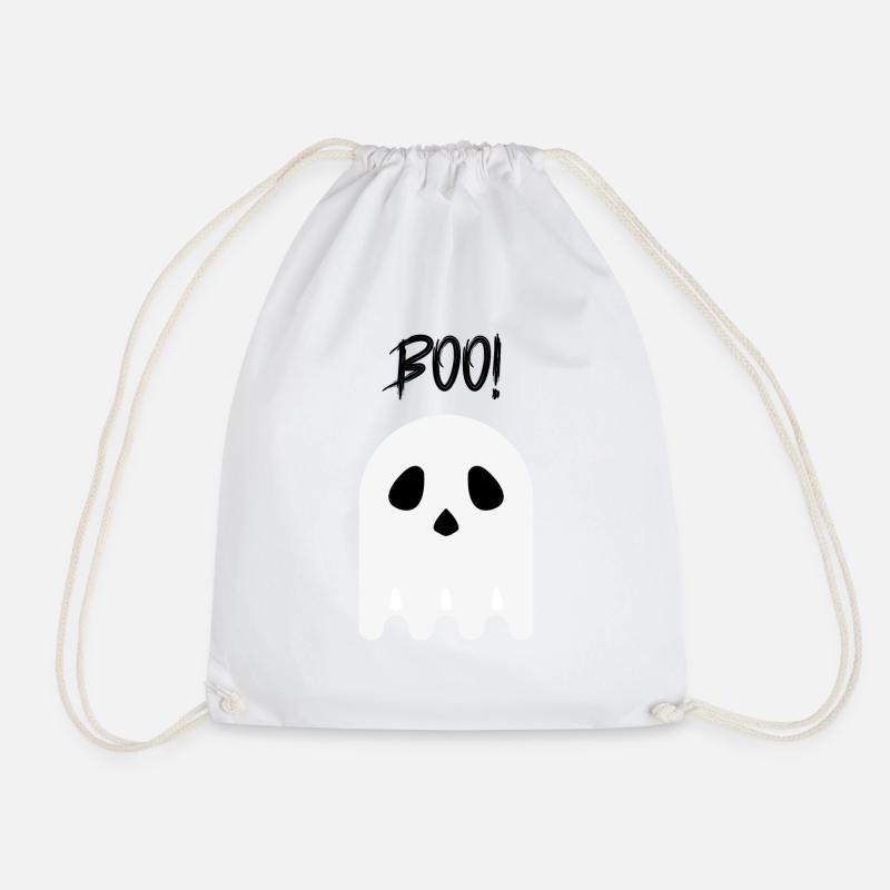 Boo - Drawstring Bag - white
