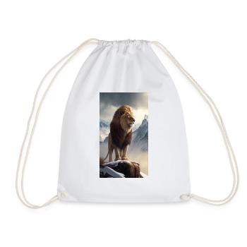 Lion - Turnbeutel - Weiß - Vorne
