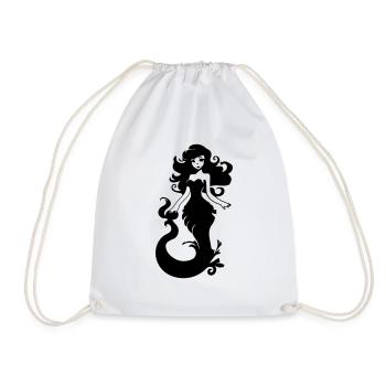 sirène - Sac de sport léger - blanc - Devant