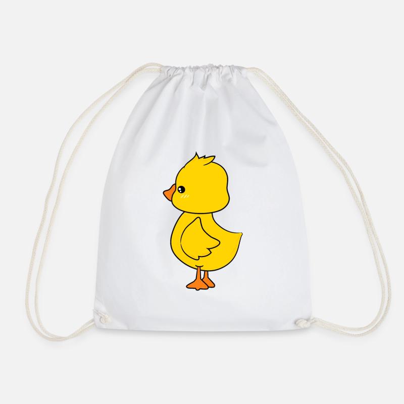 Mignon bébé canard personnage 3 - Sac de sport léger - blanc