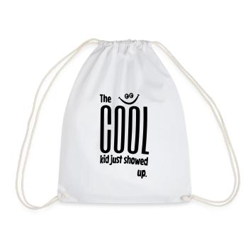 le gamin cool vient d'arriver - Sac de sport léger - blanc - Devant