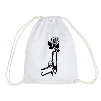 Gun n Rose - Sac de sport léger - blanc - Devant