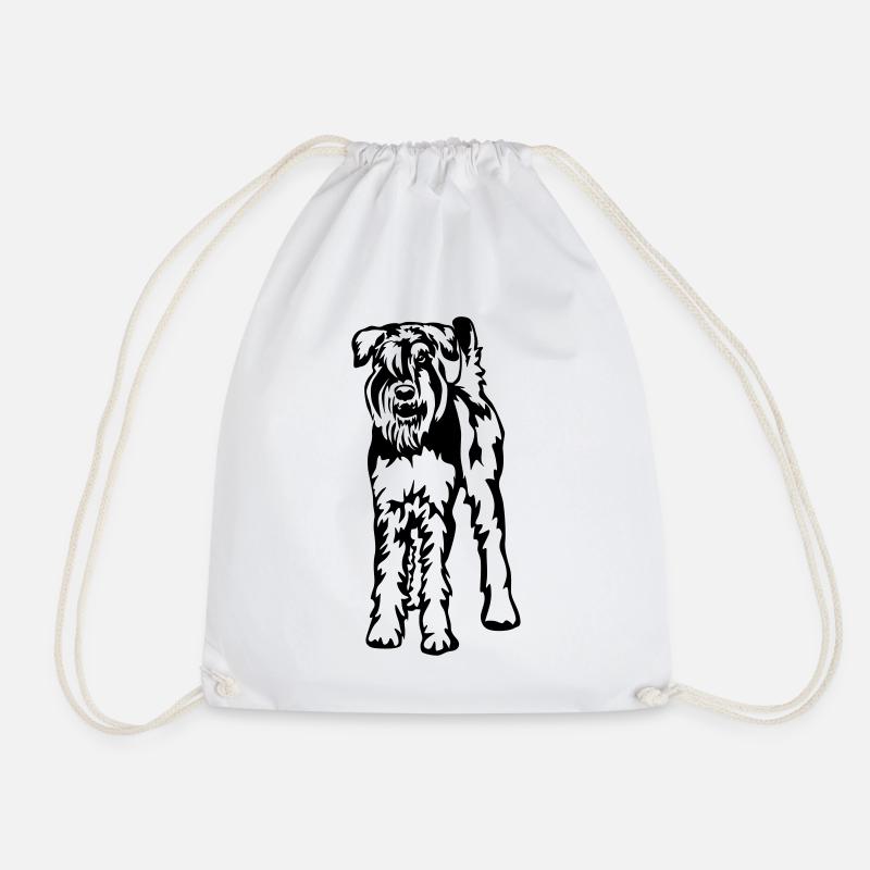Schnauzer géant - Sac de sport léger - blanc