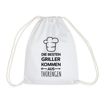 Les meilleurs barbecues viennent de Thüringen Design - Sac de sport léger - blanc - Devant