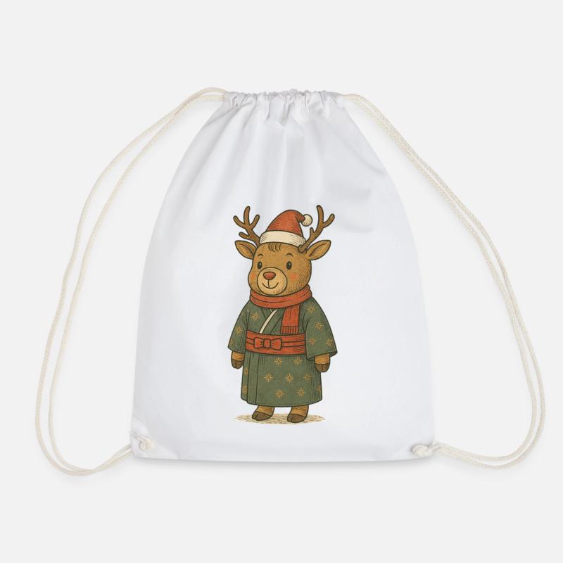 Koro das Weihnachtsreh - Turnbeutel - Weiß