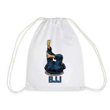BJJ Triangle - Drawstring Bag - white - Front