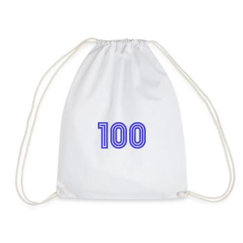 HAPPY BIRTHDAY. HAPPY BIRTHDAY. ANNIVERSARY. - Drawstring Bag - white - Front