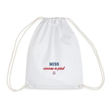 MISS course à pied - Sac de sport léger - blanc - Devant