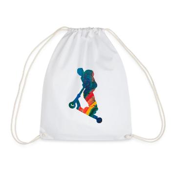 Trottinette freestyle - Sac de sport léger - blanc - Devant