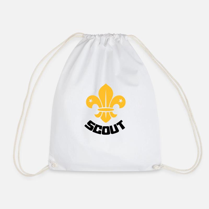 Scout - Scouting - Drawstring Bag - white