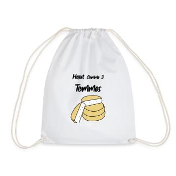 Haut comme trois tommes - Sac de sport léger - blanc - Devant