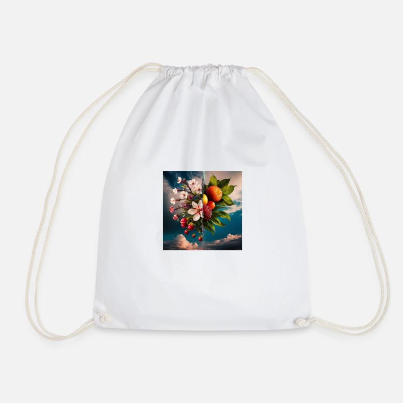 Printemps Été - Sac de sport léger - blanc