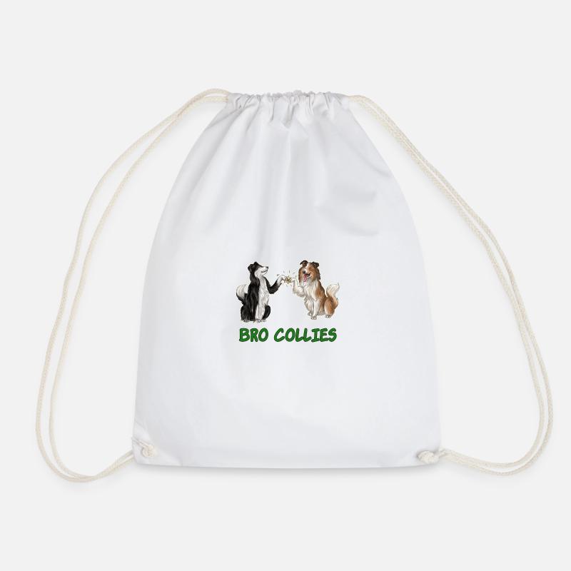 brocollies - Drawstring Bag - white