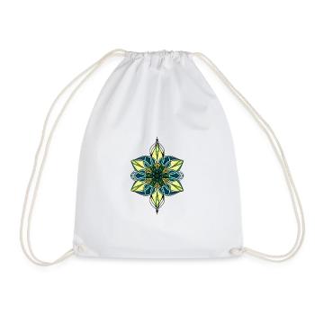 Ornament - Drawstring Bag - white - Front