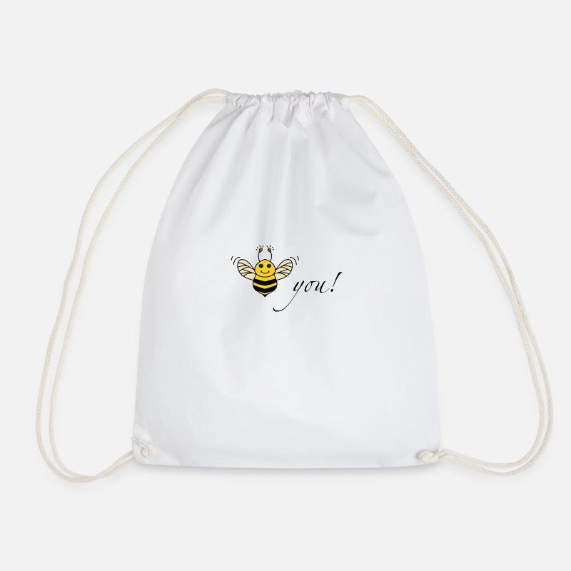 Bee you - Turnbeutel - Weiß