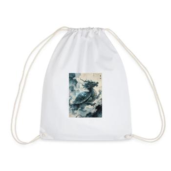 The Sacred Abyss: Xuangui – Eternity - Drawstring Bag - white - Front