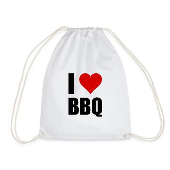 BBQ - Turnbeutel - Weiß - Vorne