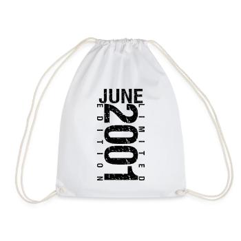 Anniversaire Juin 2001 Juin né en June 2001 - Sac de sport léger - blanc - Devant